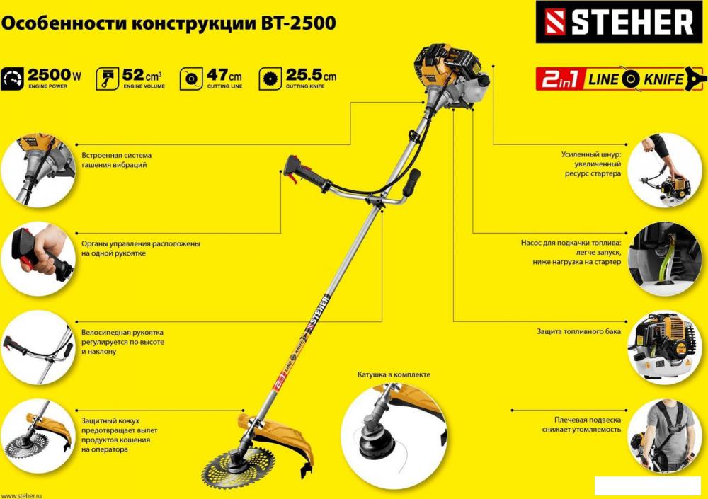 Триммер Steher BT-2500