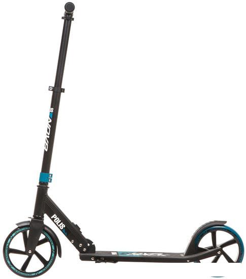 Двухколесный подростковый самокат Novatrack Polis 200 Pro'10 200.POLIS.BL21 (синий)