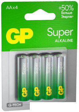 Батарейка GP Super G-Tech LR6/15AA21-2CRSBC4