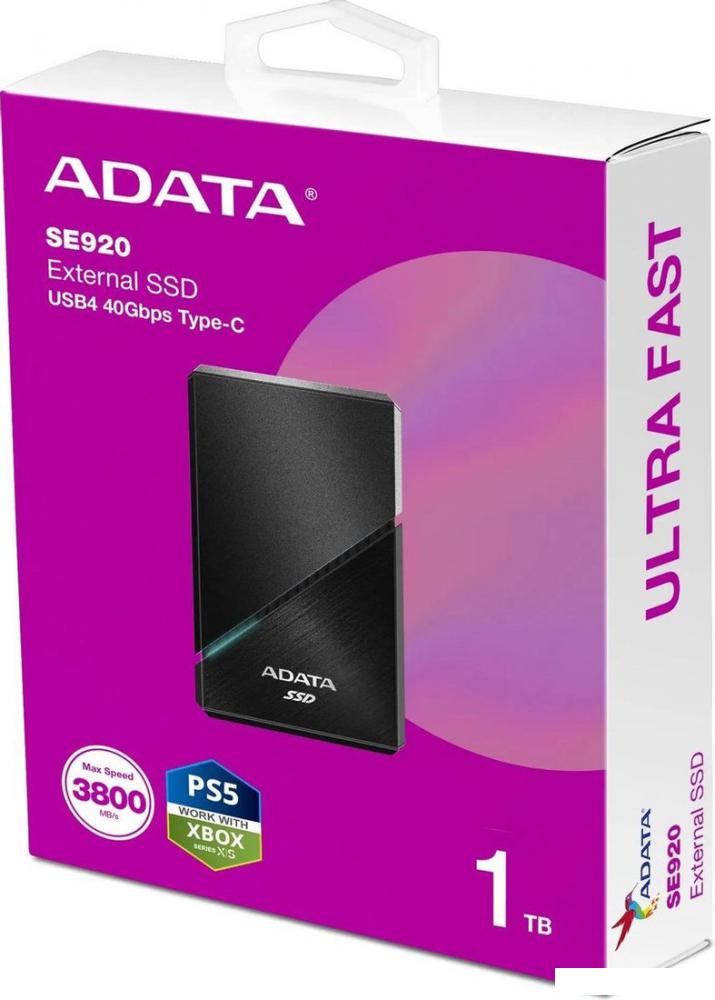 Внешний накопитель ADATA SE920 1TB SE920-1TCBK