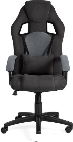 Игровое (геймерское) кресло TetChair Driver (флок/ткань, черный/серый)