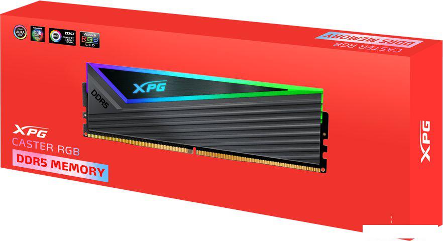 Оперативная память ADATA XPG Caster RGB 2x16ГБ DDR5 6400 МГц AX5U6400C3216G-DCCARGY