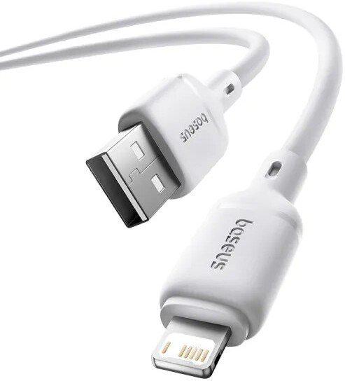 Кабель Baseus Silky Series Fast Charging Cable USB Type-A - Lightning (1 м, белый)