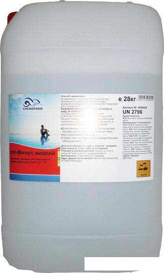 Химия для бассейна Chemoform pH-минус жидкий 28 кг