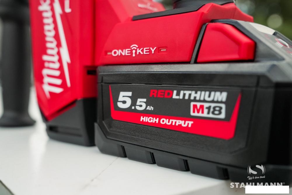 Перфоратор Milwaukee M18 FUEL M18ONEFHX-552X 4933478504 (с 2-мя АКБ, кейс)