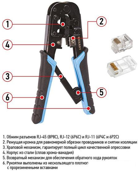 Кримпер Rexant HT-568R