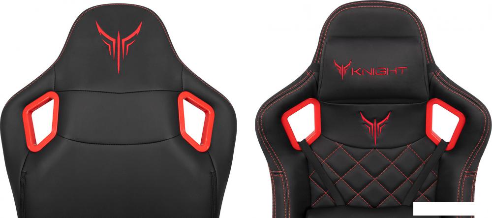 Игровое (геймерское) кресло Knight Titan (черный/красный)