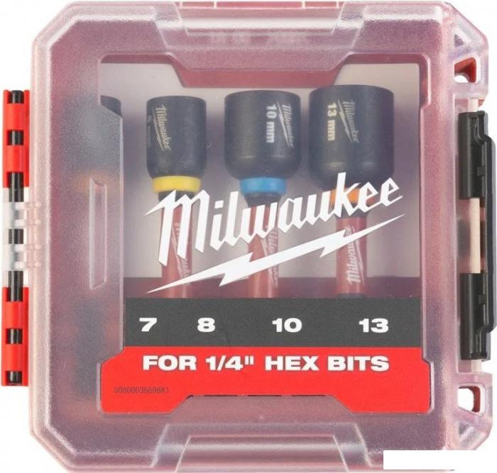 Набор головок слесарных Milwaukee 4932492445 4шт