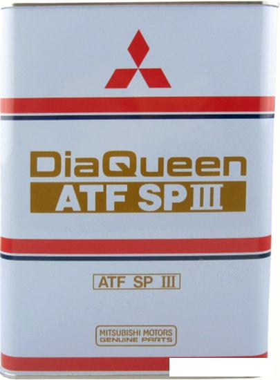 Трансмиссионное масло Mitsubishi DiaQueen ATF SP III 4л