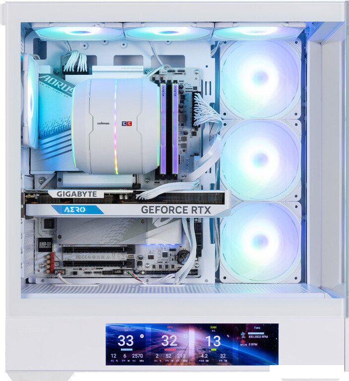 Корпус Zalman P40 DS (белый)
