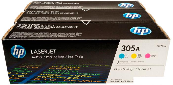 Картридж HP 305A 3-pack (CF370AM)