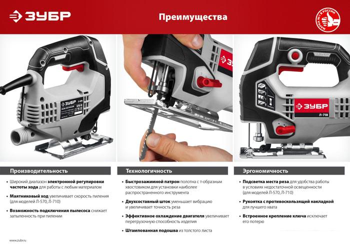 Электролобзик Зубр Мастер Л-400