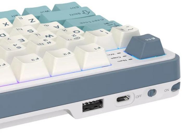 Клавиатура Royal Kludge RK-S98 RGB Light Cloud (RK Chartreuse)