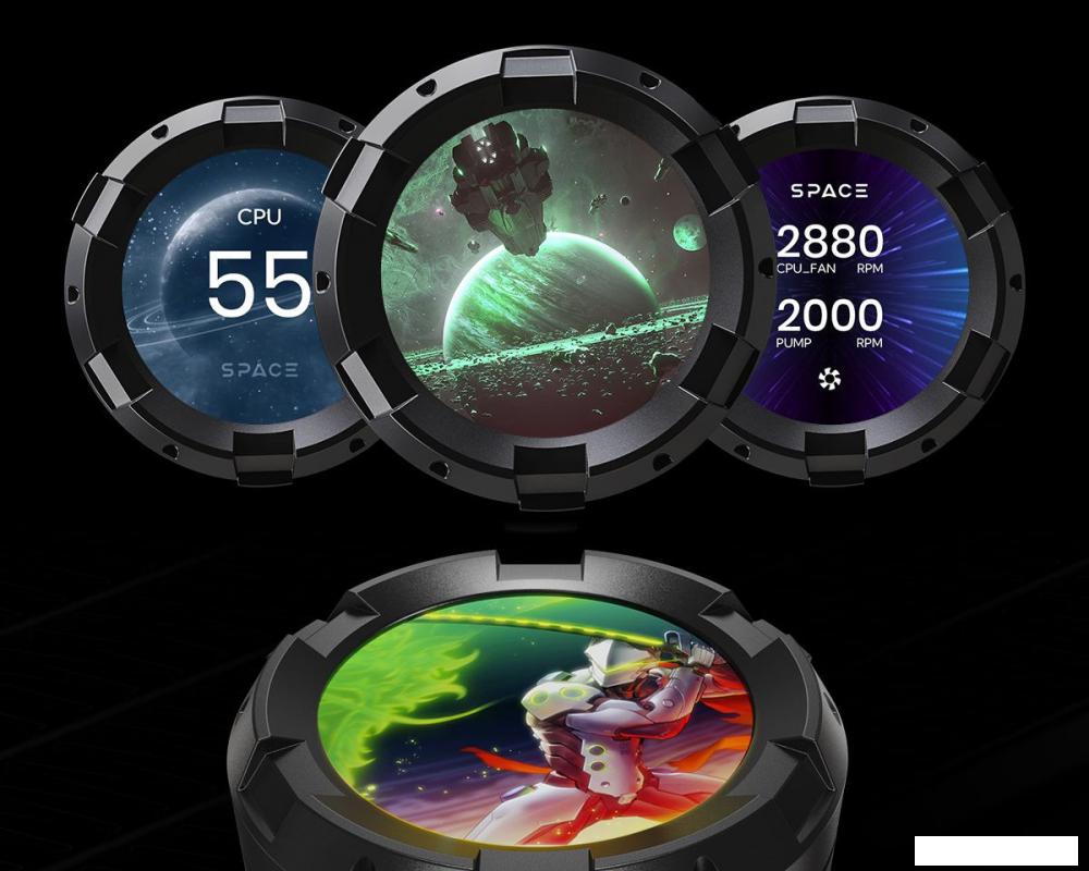 Жидкостное охлаждение для процессора ID-Cooling Space SL360 XE