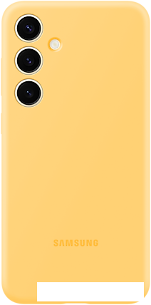 Чехол для телефона Samsung Silicone Case S24+ (желтый)