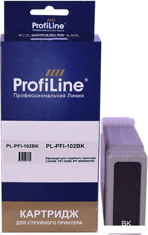 Картридж ProfiLine PL-PFI-102BK (аналог Canon PFI-102BK_BK)