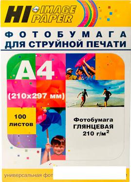 Фотобумага Hi-Black Hi-Image глянцевая А4, 210 г/м2, 100 л [A200402U]