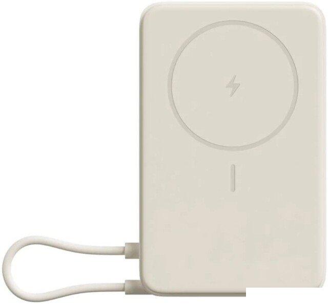 Внешний аккумулятор Xiaomi Magnetic Power Bank with Built-in Stand WPB1007Z 10000mAh (бежевый, международная версия)