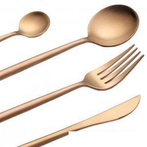 Набор столовых приборов Maison Maxx Stainless Steel Set (золотистый)