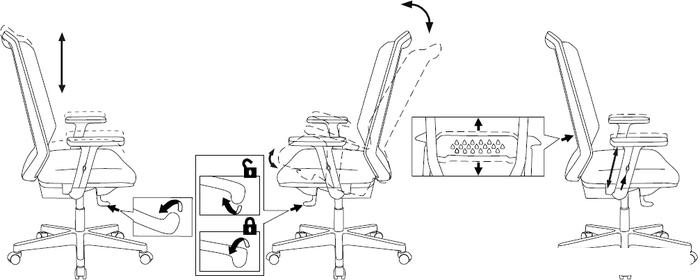 Офисное кресло Бюрократ MC-611N TW-01 38-418 (черный)
