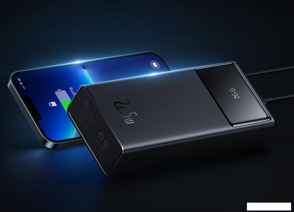 Внешний аккумулятор Baseus EnerFill FP41 Power Bank 22.5W 30000mAh (черный)