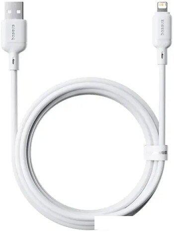 Кабель Baseus Silky Series Fast Charging Cable USB Type-A - Lightning (2 м, белый)