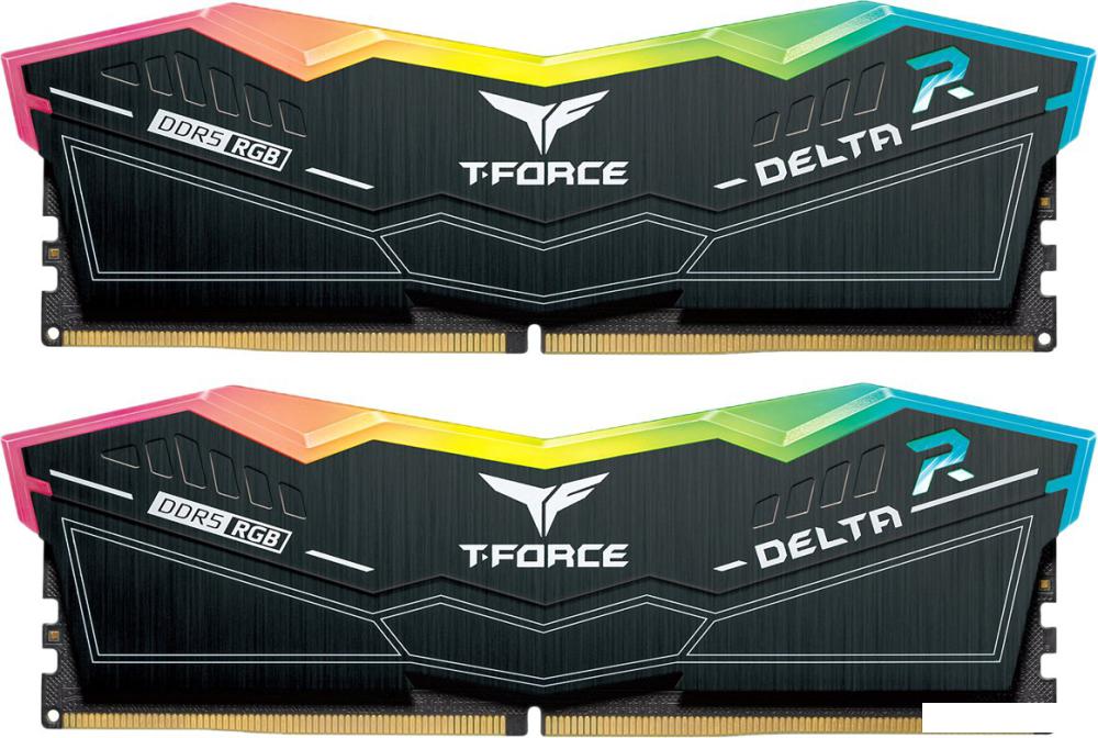 Оперативная память Team T-Force Delta RGB 2x32ГБ DDR5 6400 МГц FF3D564G6400HC30CDC01