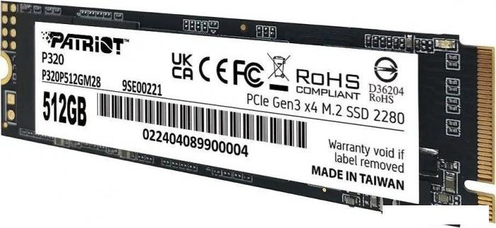 SSD Patriot P320 512GB P320P512GM28