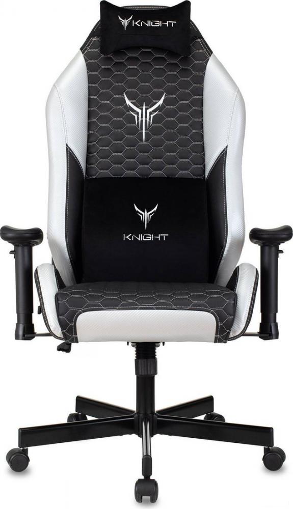 Игровое (геймерское) кресло Knight Neon (черный/серебристый)