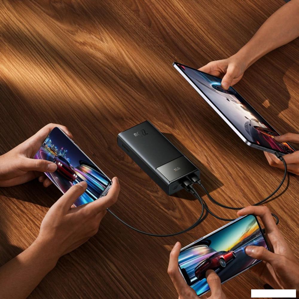 Внешний аккумулятор Baseus EnerFill FP41 Power Bank 22.5W 30000mAh (черный)
