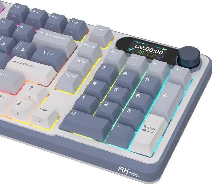 Клавиатура Royal Kludge RK-S98 RGB Ocean Blue (RK Cream)
