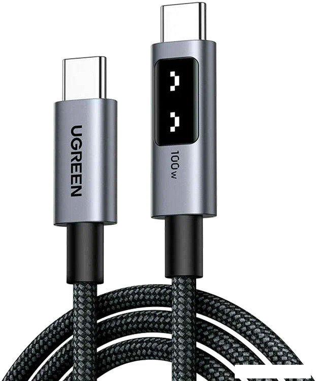Кабель Ugreen L509 45612 USB Type-C - USB Type-C (0.5 м, серый)