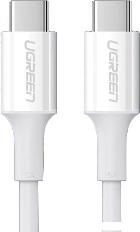 Кабель Ugreen US300 60551 USB Type-C - USB Type-C (1 м, белый)