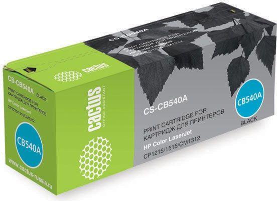 Картриджи для принтеров и МФУ CACTUS CS-CB540A (аналог HP CB540A)