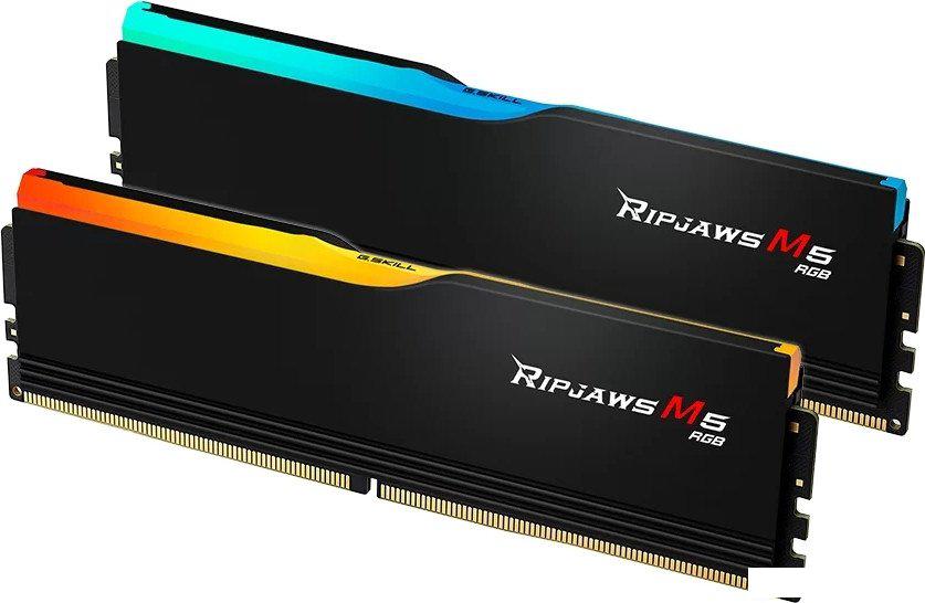Оперативная память G.Skill Ripjaws M5 RGB 2x32ГБ DDR5 6000 МГц F5-6000J2836G32GX2-RM5RK