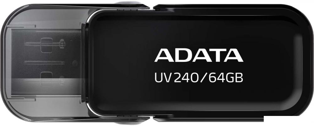 USB Flash ADATA UV240 64GB (черный)