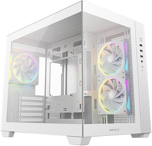 Корпус DeepCool CG330 3F WH R-CG330-WHNGM3-G