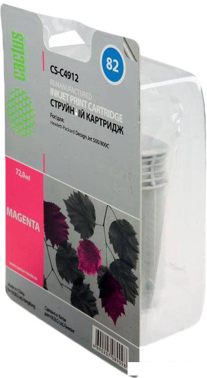 Картридж CACTUS CS-C4912 (аналог HP 82 (C4912A))