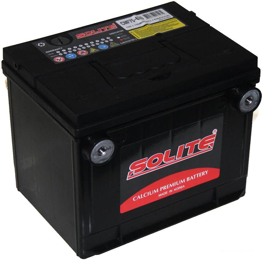 Автомобильный аккумулятор Solite CMF 75-650 (75 А·ч)
