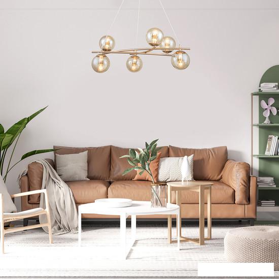 Подвесная люстра Escada Balance 1119/6S E14*40W Gold