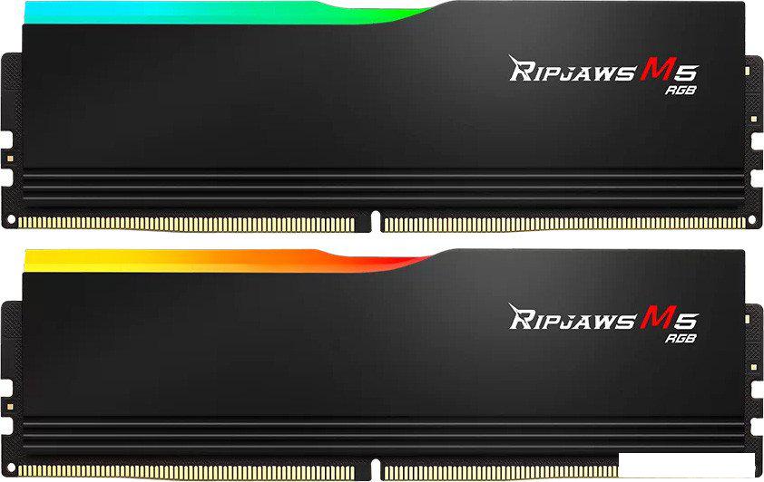 Оперативная память G.Skill Ripjaws M5 RGB 2x32ГБ DDR5 6000 МГц F5-6000J2836G32GX2-RM5RK