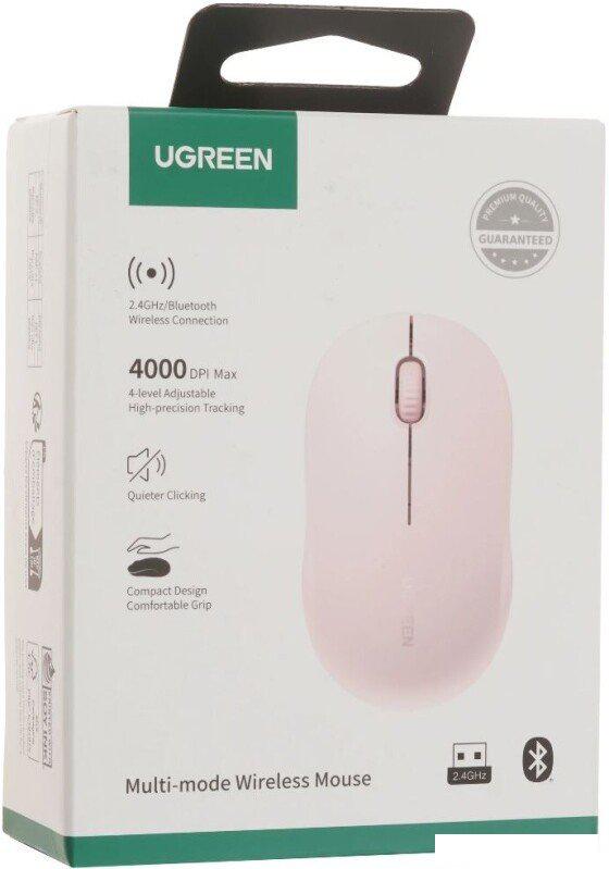 Мышь Ugreen M331 65625 (розовый)