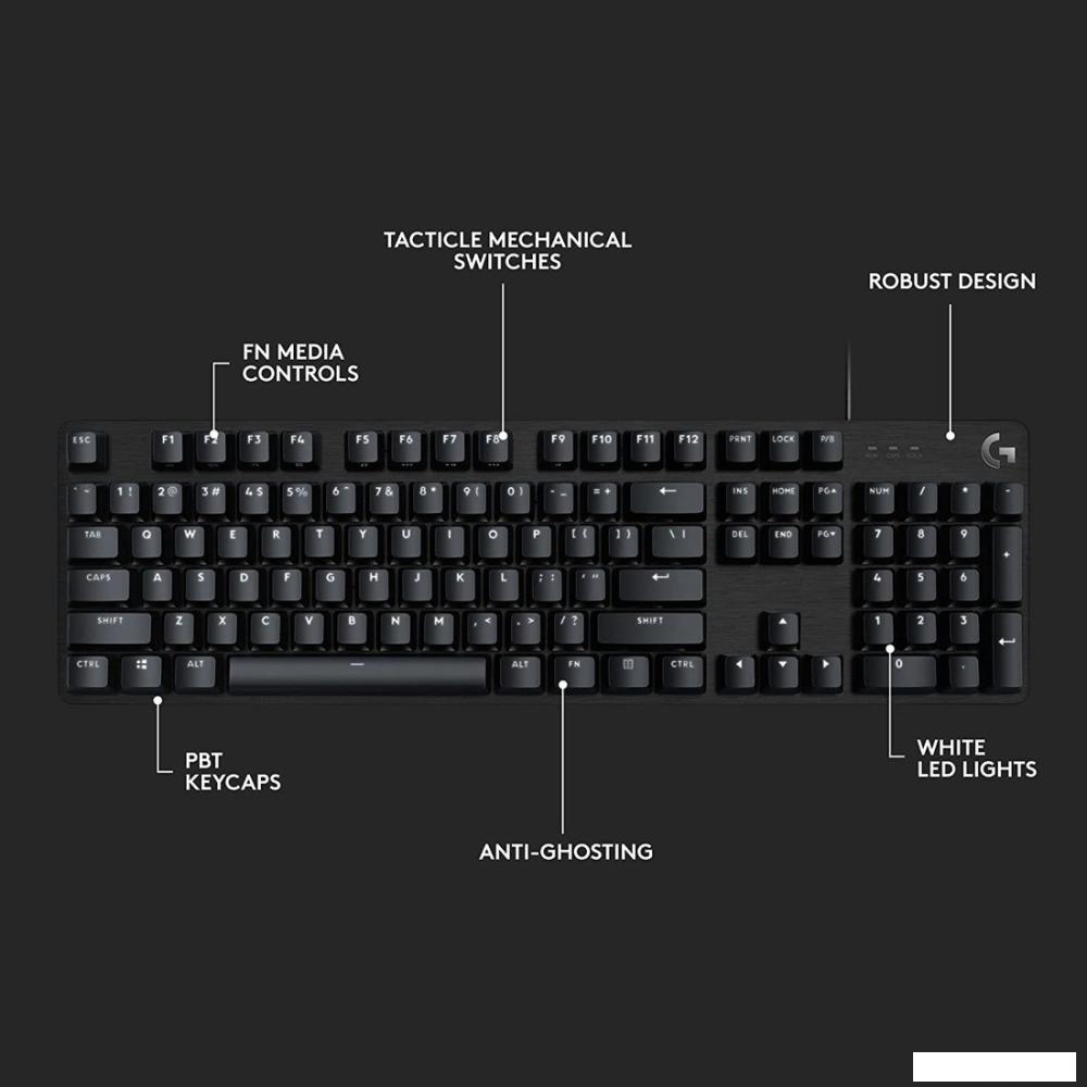 Клавиатура Logitech G412 SE 920-010440 (нет кириллицы)