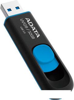 USB Flash ADATA DashDrive UV128 32GB (черный/синий)