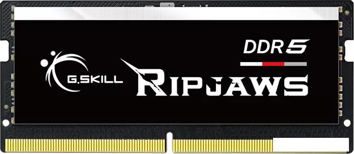 Оперативная память G.Skill Ripjaws 32ГБ DDR5 SODIMM 5600МГц F5-5600S4040A32GX1-RS