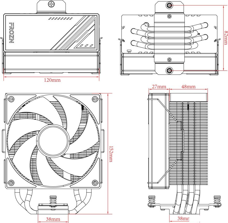 Кулер для процессора ID-Cooling Frozn A410 ARGB