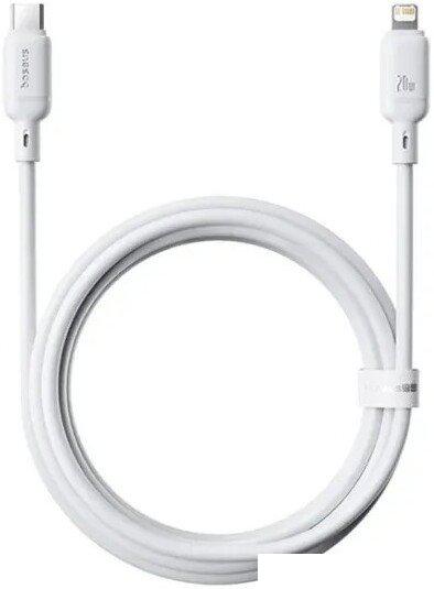 Кабель Baseus Silky Series Fast Charging Cable USB Type-C - Lightning (2 м, белый)
