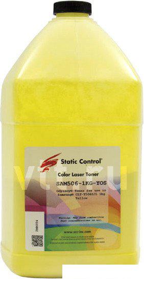 Тонер Static Control для CLP-506/504 (Odyssey) (желтый) 1 кг