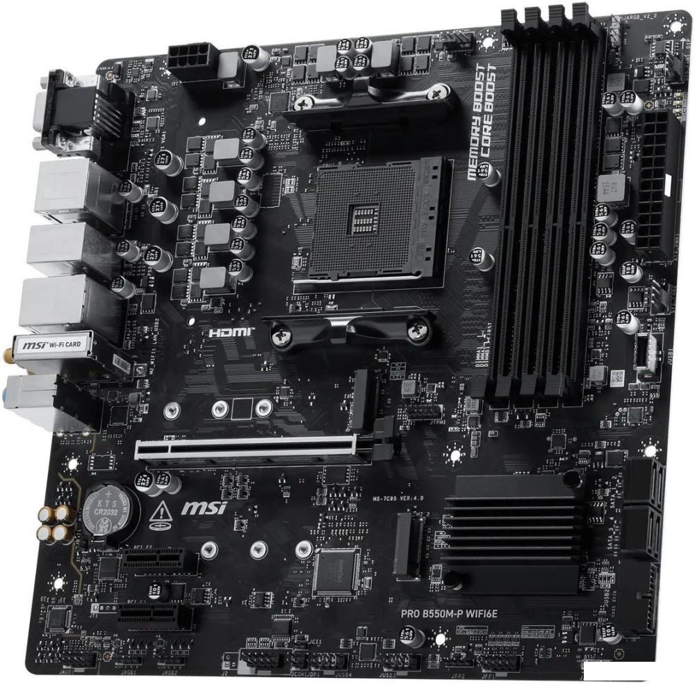 Материнская плата MSI Pro B550M-P WiFi6E