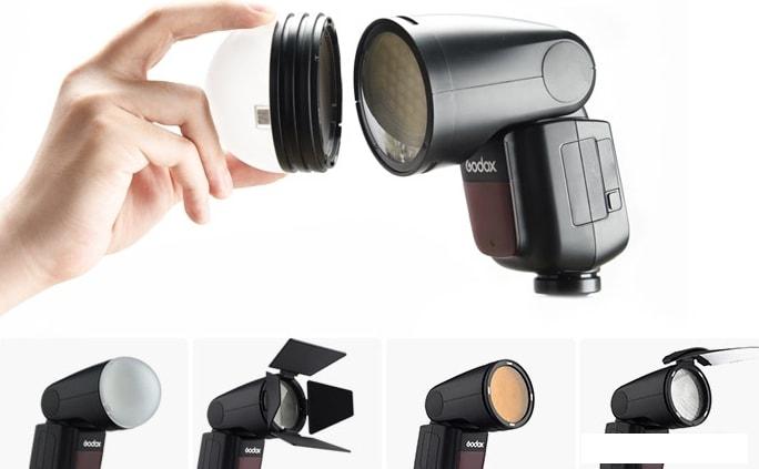 Вспышка Godox Ving V1C TTL для Canon